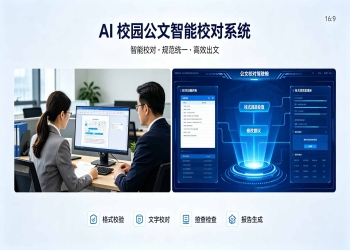 AI校园公文智能校对系统：政治表述与事实数据一键校对解决方案