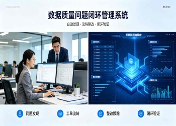 数据质量问题闭环管理系统：整改跟踪与质量考核解决方案