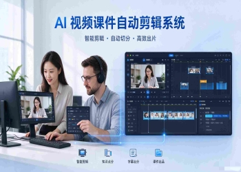 AI视频课件自动剪辑系统：智能剪辑与知识点标注解决方案
