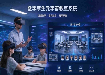 数字孪生元宇宙教室系统：沉浸式教学与多端协同互动解决方案