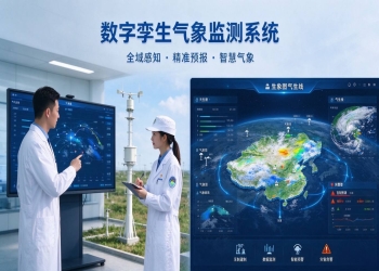 数字孪生气象监测系统：气象实时感知与灾害预警联动解决方案