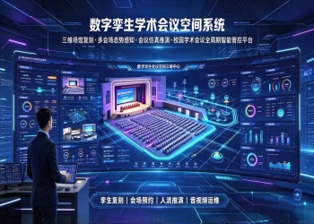数字孪生学术会议空间系统：校园学术会议全周期智能管控平台