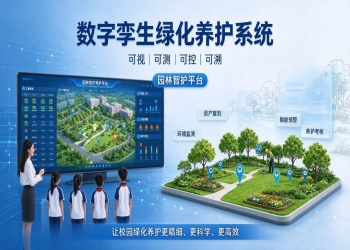 数字孪生绿化养护系统：园林智护平台