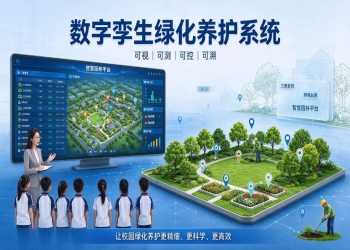 数字孪生绿化养护系统：智慧园林平台
