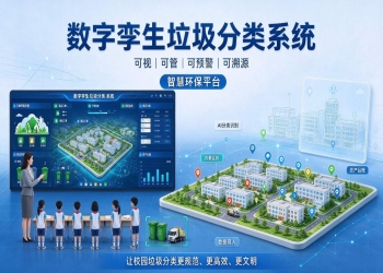 数字孪生垃圾分类系统：智慧环保平台