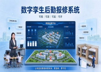 数字孪生后勤报修系统：校园运维平台