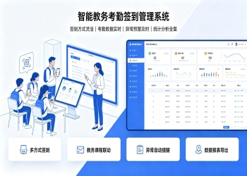 智能教务考勤签到管理系统