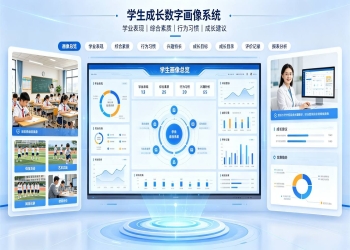 学生成长数字画像系统：精准育人闭环管理平台