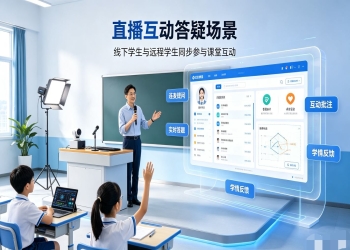线上线下融合教学直播方案：常态化混合式教学落地指南