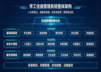 学工住宿管理系统：高校职校学生公寓智慧管控解决方案