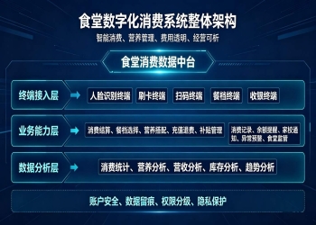 食堂数字化消费系统：后勤智慧运维平台