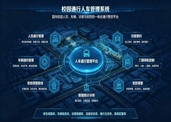 校园通行人车管理系统：违停超速监管、校园交通秩序治理平台