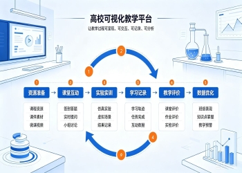 高校可视化教学平台：学情智能分析，教学生态数字化解决方案