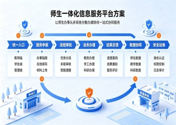 师生一体化信息服务平台方案：校园智慧服务数字化解决方案