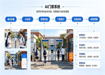 AI门禁系统：安全溯源预警，校园安防数字化解决方案