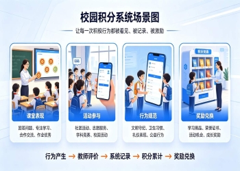 校园积分系统解决方案：评优评先闭环平台