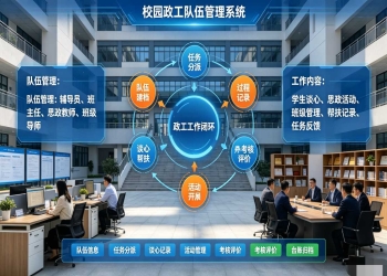 政工队伍管理系统：数字化政工人员学生一体化管理平台