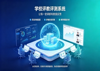 评教评测系统：班主任评教，教职工互评与智能成绩报表平台