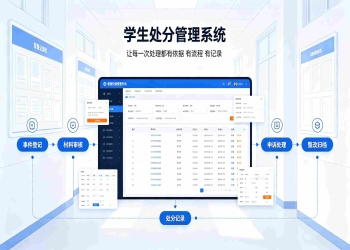 学生处分管理系统｜数字化台账存档，规范校园德育管理