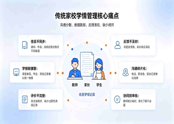 校园学情分析推送家校同步系统：AI精准学情赋能智慧家校共育