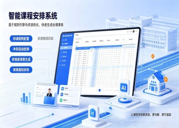 智能课程安排系统：智慧校园自动排课与教学资源智能调度管理解决方案