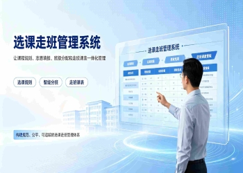 选课走班管理系统：新高考智能选科分班与走班教学解决方案