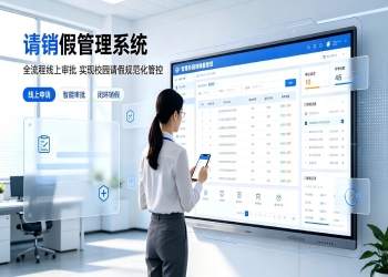 请销假管理系统：全流程线上智能审批，实现校园请假规范化管控