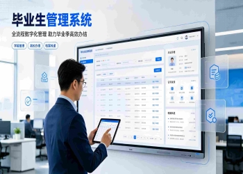 毕业生管理系统：全流程数字化离校就业与校友溯源解决方案
