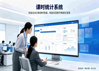 课时统计系统：智能自动归集课时数据，赋能校园教学精细化管理
