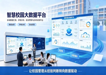 智慧校园大数据平台：校园教育数据治理，教学质量与办学决策数字化