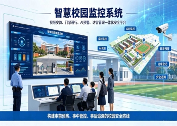 智慧校园监控系统：校园安全防控，可视化值守与精细化安防管理方案