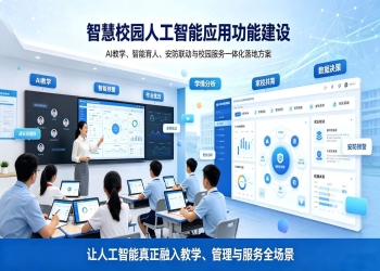 智慧校园人工智能应用功能建设：校园AI教学，治理，服务数字化落地方案