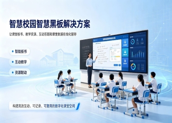 智慧校园智慧黑板解决方案：传统黑板与智能触控融合的智慧教学终端整体方案