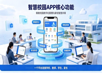 智慧校园校园APP核心功能：赋能校园数字化管理与家校智慧共育