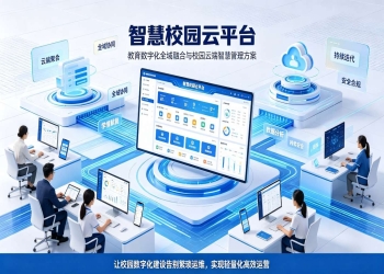 智慧校园云平台：教育数字化全域融合与校园云端智慧管理方案
