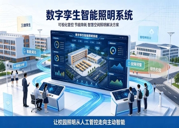 数字孪生智能照明系统：可视化智慧空间照明解决方案