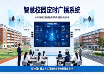 智慧校园定时广播系统：全自动校园打铃与播音宣传解决方案