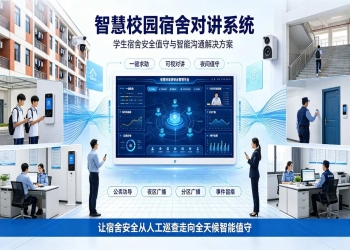 智慧校园宿舍对讲系统：学生宿舍安全值守与智能沟通解决方案