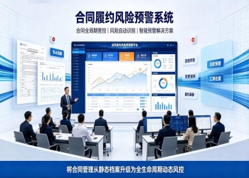 合同履约风险预警系统：合同全周期管控与智能预警解决方案