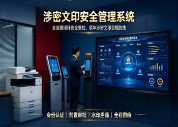 涉密文印安全管理系统：筑牢涉密文印合规防线