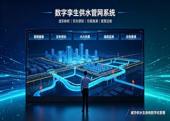 数字孪生供水管网系统：管网可视化仿真，赋能水务智慧化运维