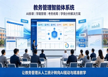 教务管理智能体系统：AI智慧教务，高效办学数字化解决方案