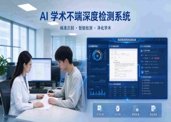 AI学术不端深度检测系统：深度查重与学术诚信管理解决方案