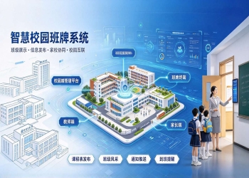 智慧校园班牌系统：班级信息展示，智能考勤与家校互动解决方案
