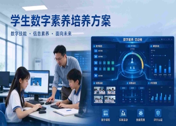 学生数字素养培养系统：课程培养与数字能力提升解决方案