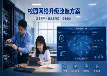AI校园网络升级改造方案：高速稳定运行与智慧校园底座夯实解决方案