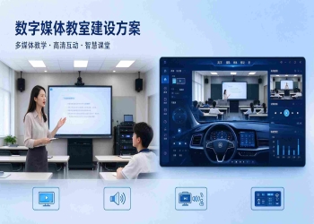 数字媒体教室建设方案：数字媒体实训教学空间解决方案