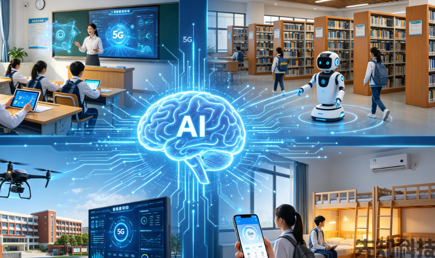 2026 年智慧校园技术热点:AI 大模型、5G、物联网(图3) 2026 年智慧校园技术热点:AI 大模型、5G、物联网(图3)