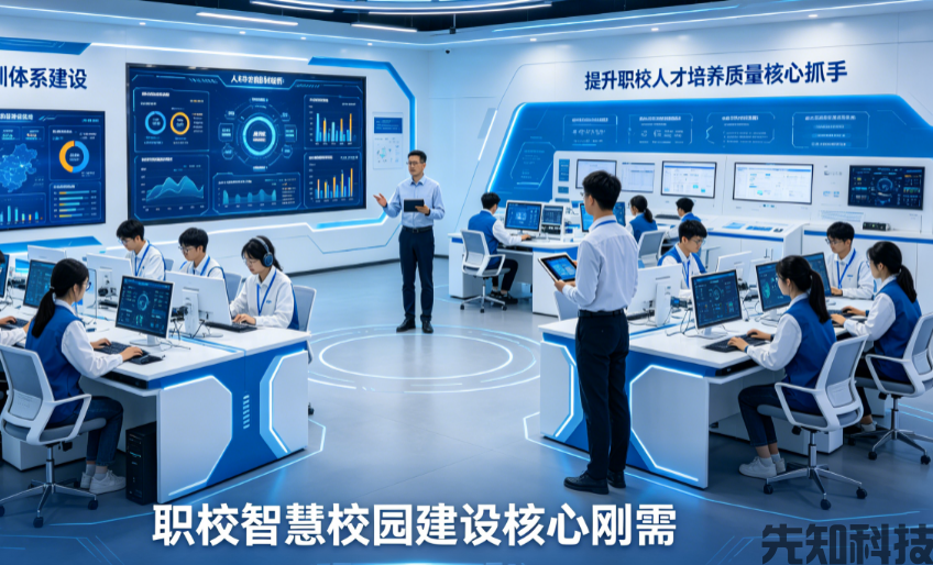 职业院校智慧校园建设重点：产教融合、智慧实训、校企协同(图2)