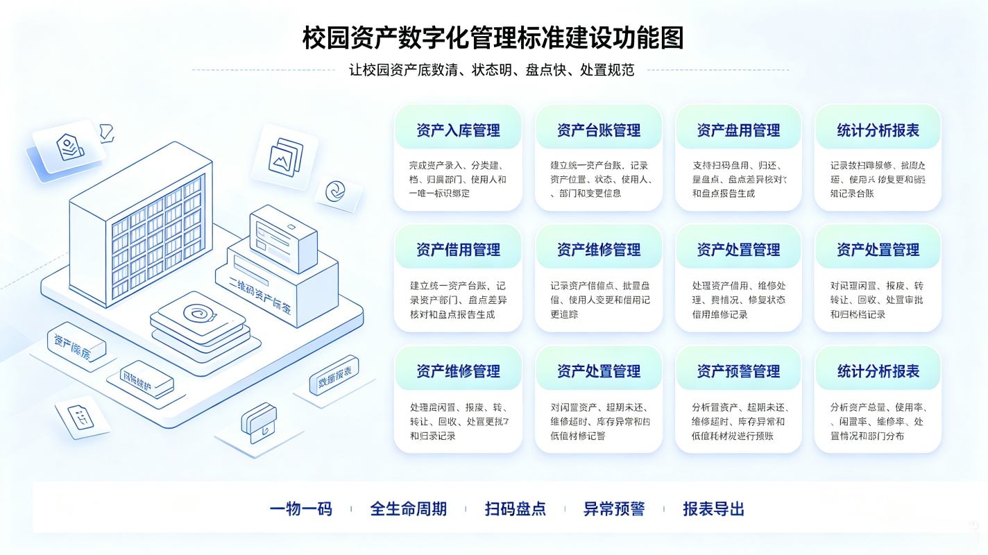 校园资产数字化管理标准(图2) 校园资产数字化管理标准:动态盘点标准化体系(图2)